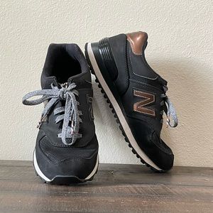 Black & Copper New Balance 574